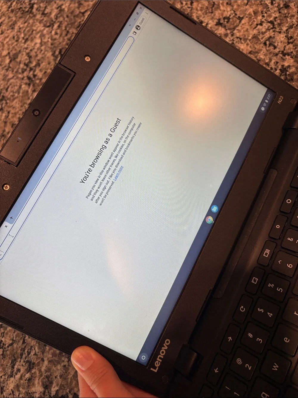 Lenevo Chrome Laptop with Brandnew Charger